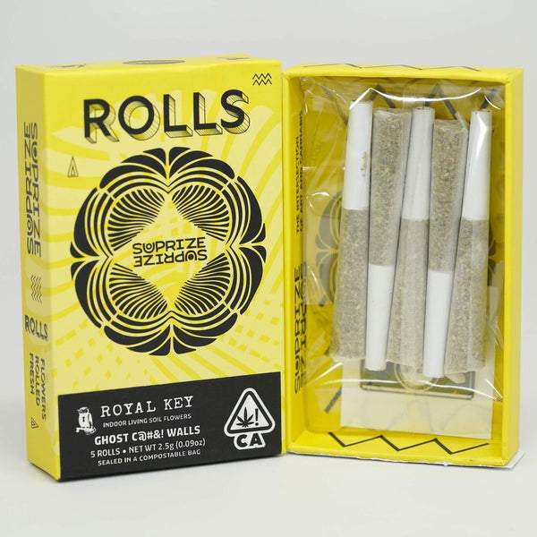 Royal Key x Suprize Suprize – ROLLS Ghost Candy Walls 1st place Pre-Roll – Non Infused Emerald Cup 2023