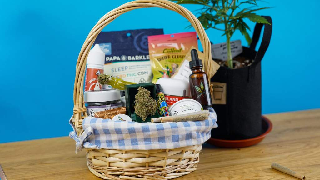 thc infused weed gift basket