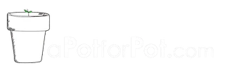 aPotforPot White Transparent Logo