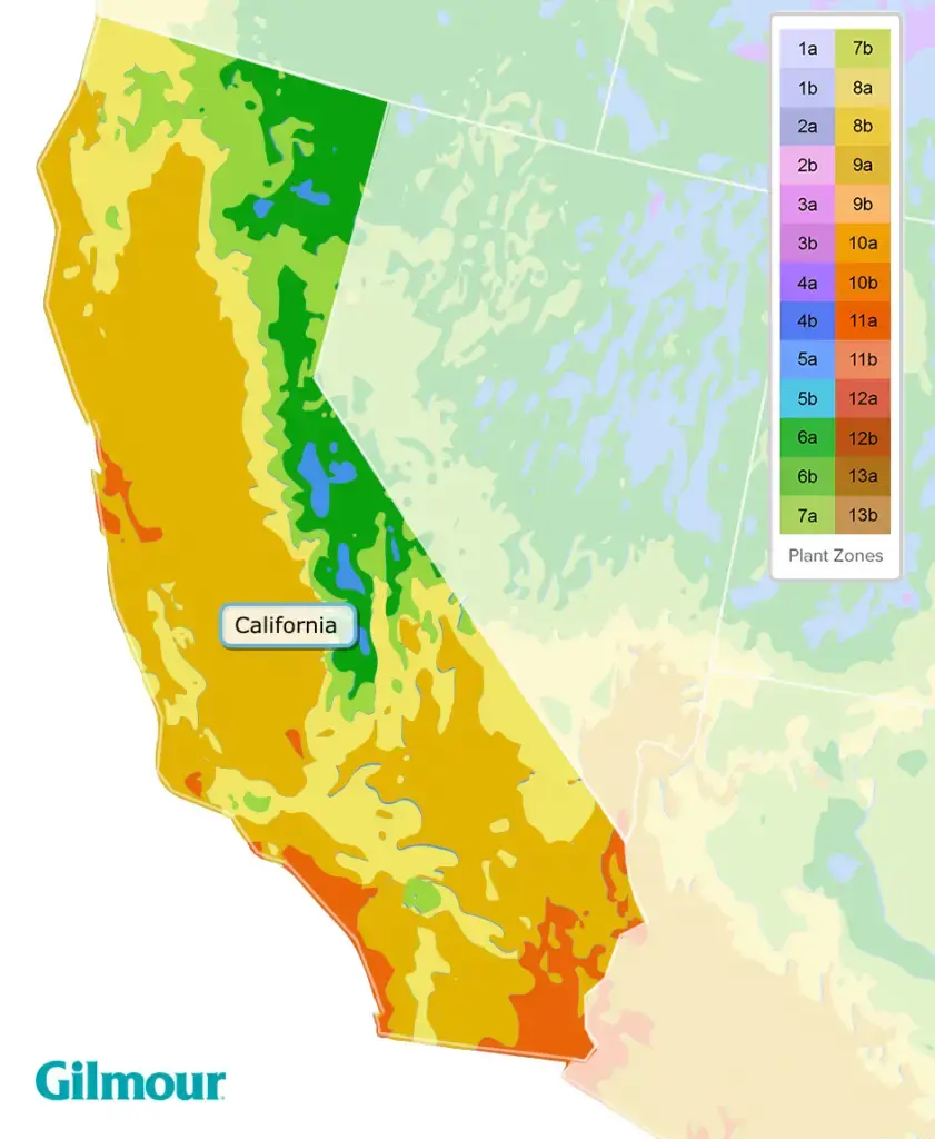 California cannabis planting zone map