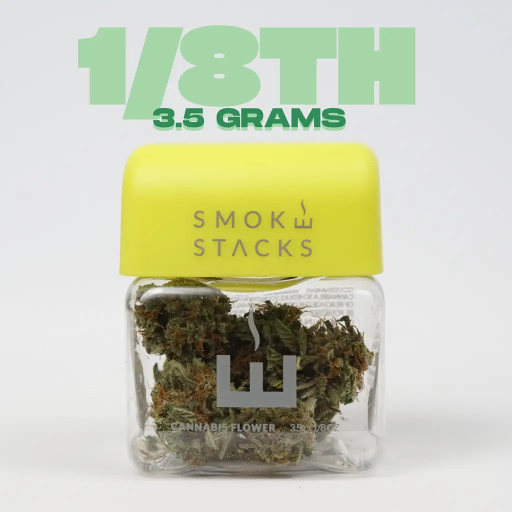 What an 1/8th of cannabis looks like