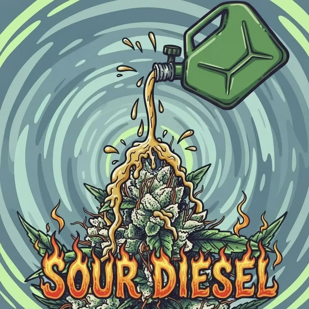 Sour Diesel Strain Card