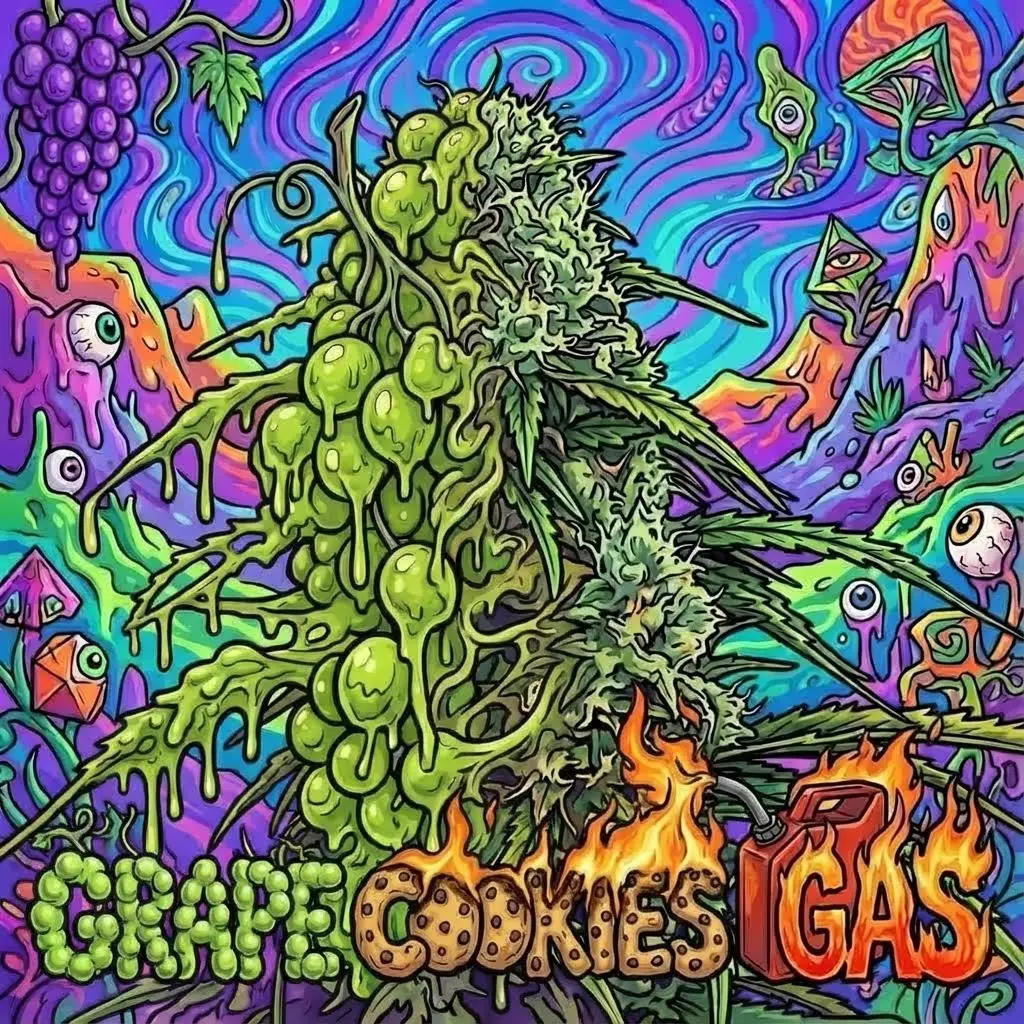 Grape Cookies Gas Strain Card