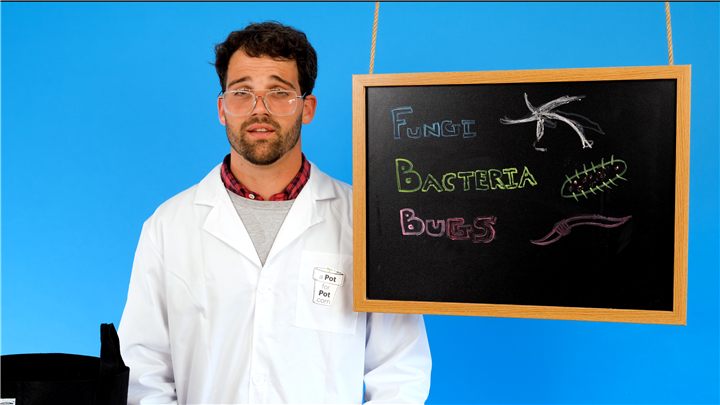 a Pot for Pot grow coach teaching a video lesson