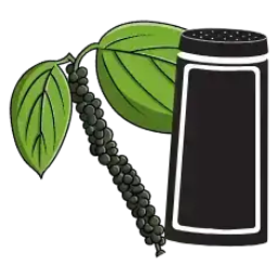 Black pepper icon for the caryophyllene terpene